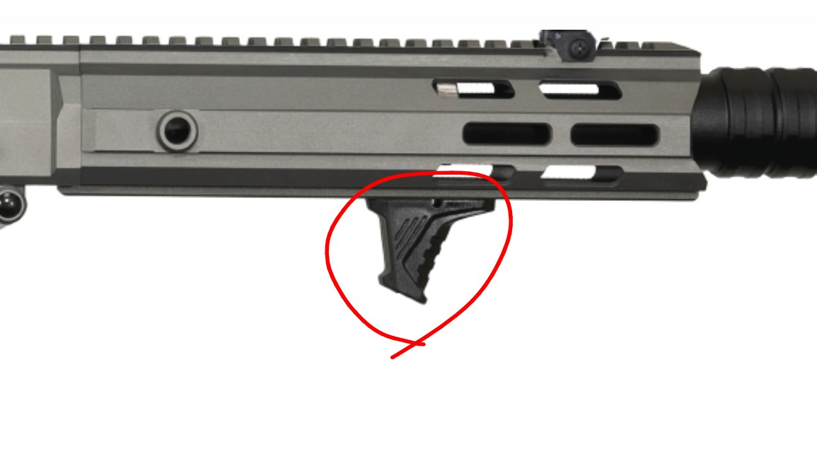 【Hunt Group Arms】【カスタムパーツ】M-lok フィンガーストッパー