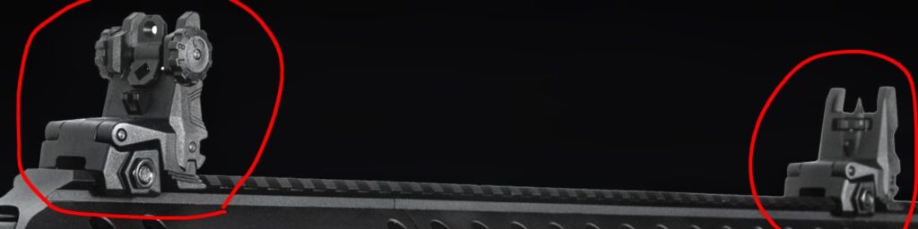 【Hunt Group Arms】【カスタムパーツ】マウントフリップアップサイト（タイプA）